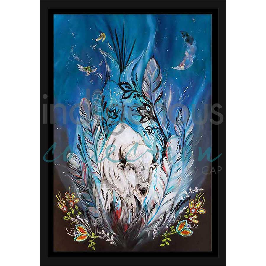 Spirit Buffalo by artist Karen Erickson - Métis/Cree. Indigenous Collection
