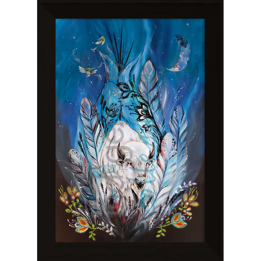 Spirit Buffalo by artist Karen Erickson - Métis/Cree. Indigenous Collection