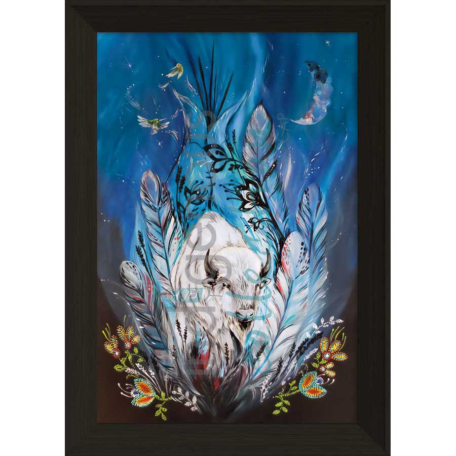 Spirit Buffalo by artist Karen Erickson - Métis/Cree. Indigenous Collection