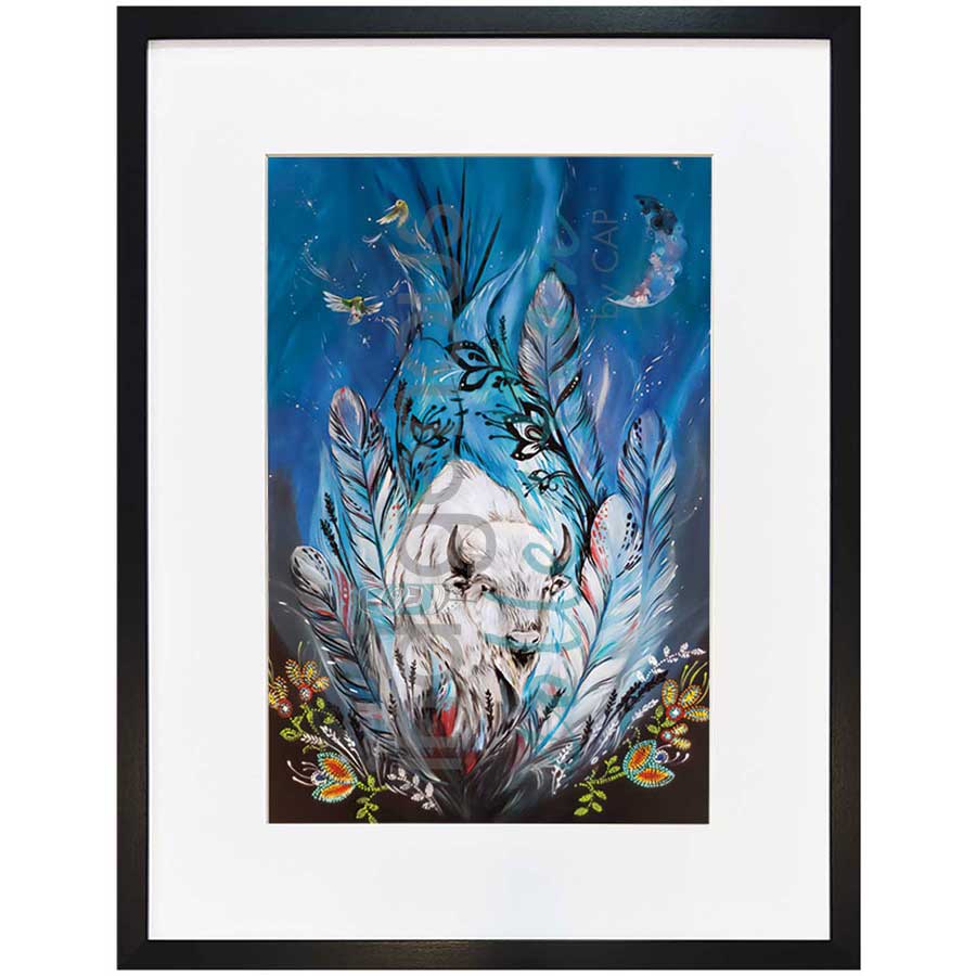 Spirit Buffalo by artist Karen Erickson - Métis/Cree. Indigenous Collection