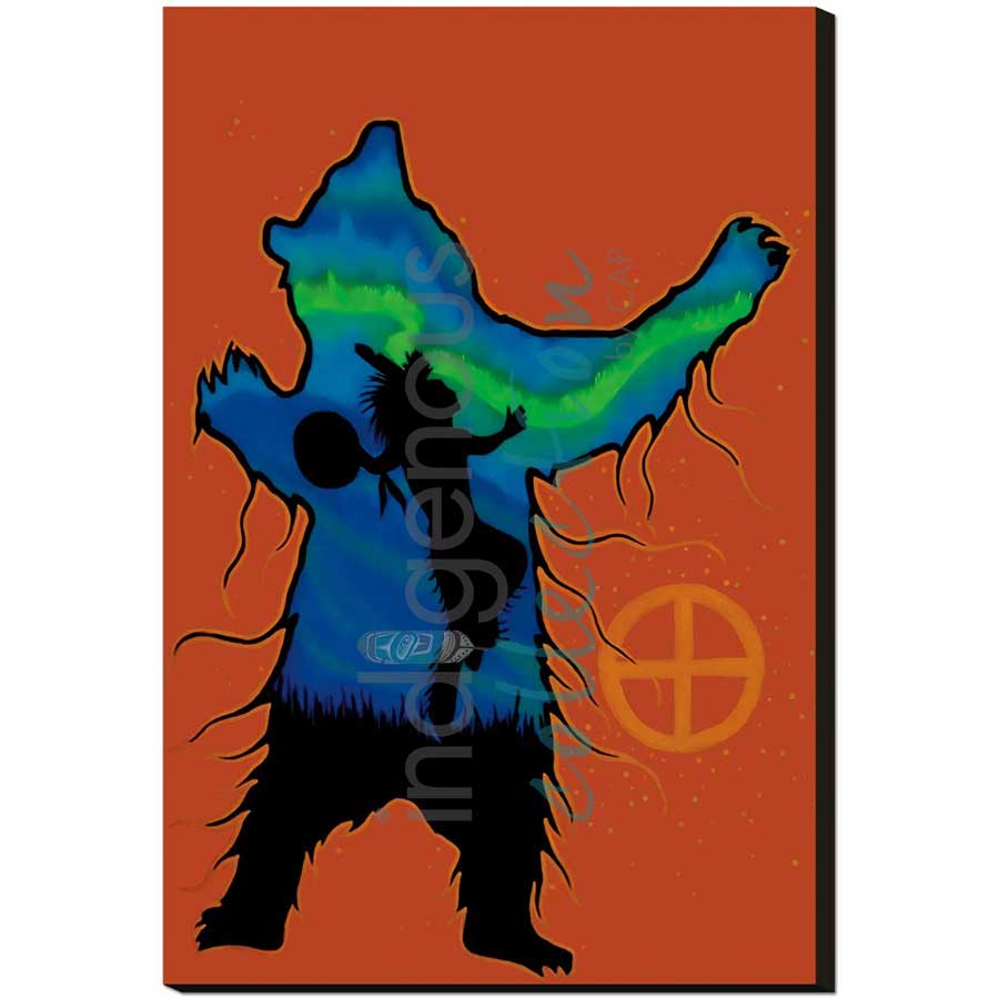 Bear Spirit by artist Talon Nash - Maliseet. Indigenous Collection