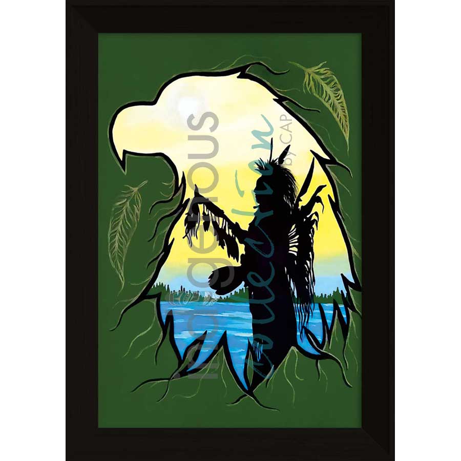 Eagle Spirit by artist Talon Nash - Maliseet. Indigenous Collection