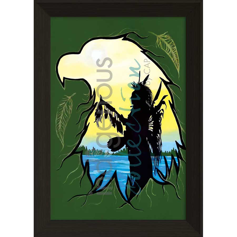 Eagle Spirit by artist Talon Nash - Maliseet. Indigenous Collection