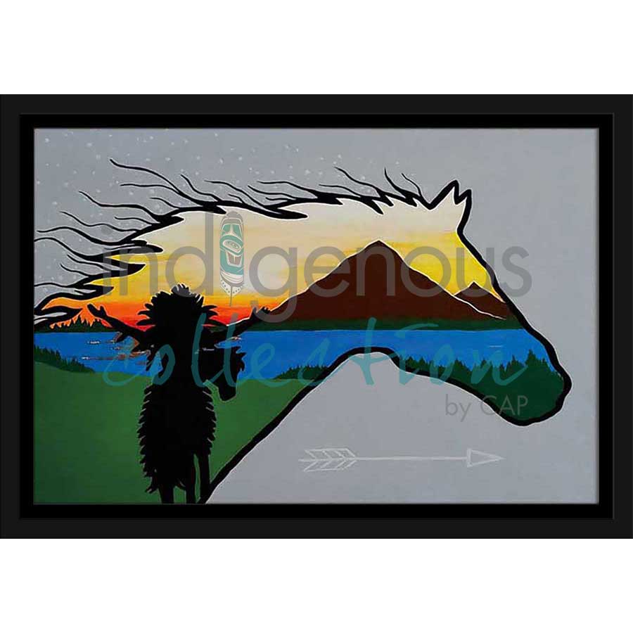 Horse Spirit by artist Talon Nash - Maliseet. Indigenous Collection