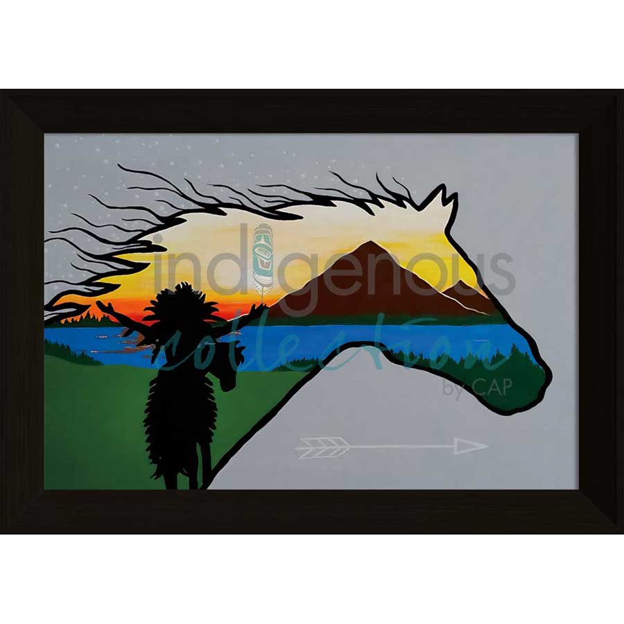 Horse Spirit by artist Talon Nash - Maliseet. Indigenous Collection