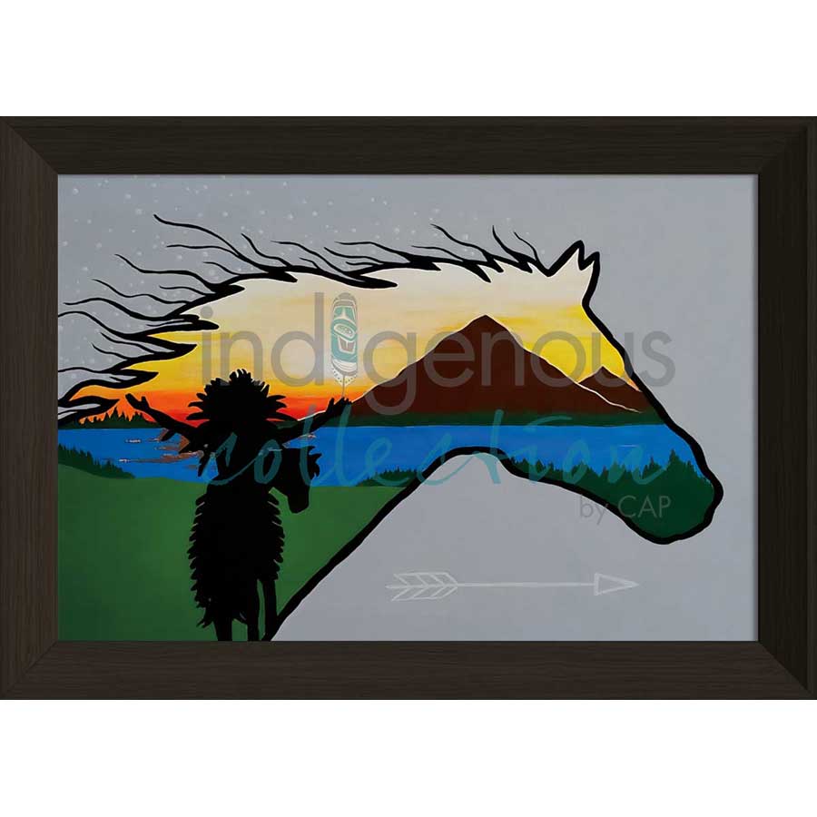 Horse Spirit by artist Talon Nash - Maliseet. Indigenous Collection