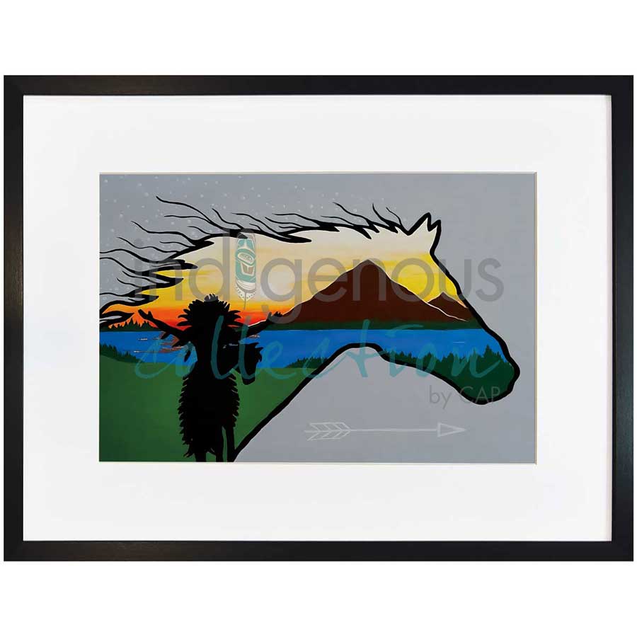 Horse Spirit by artist Talon Nash - Maliseet. Indigenous Collection