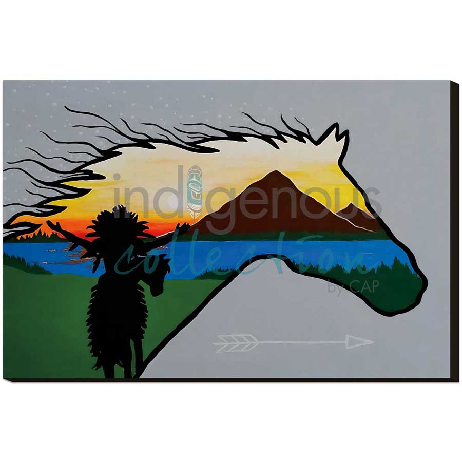 Horse Spirit by artist Talon Nash - Maliseet. Indigenous Collection
