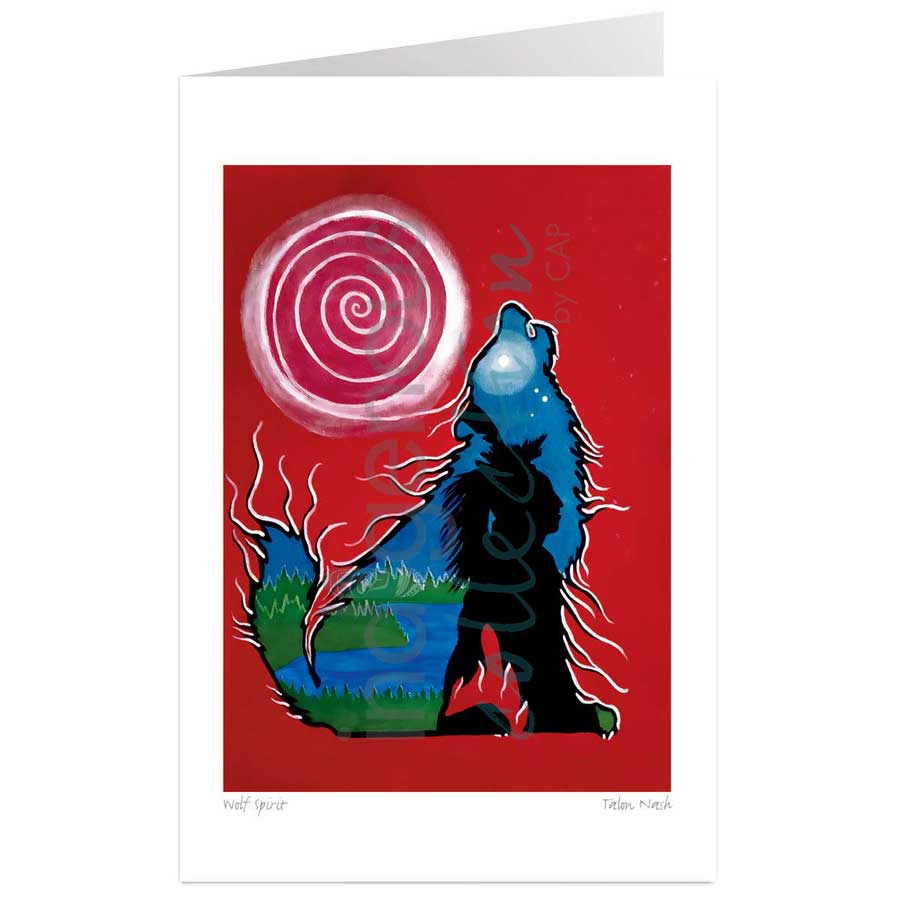 Wolf Spirit by artist Talon Nash