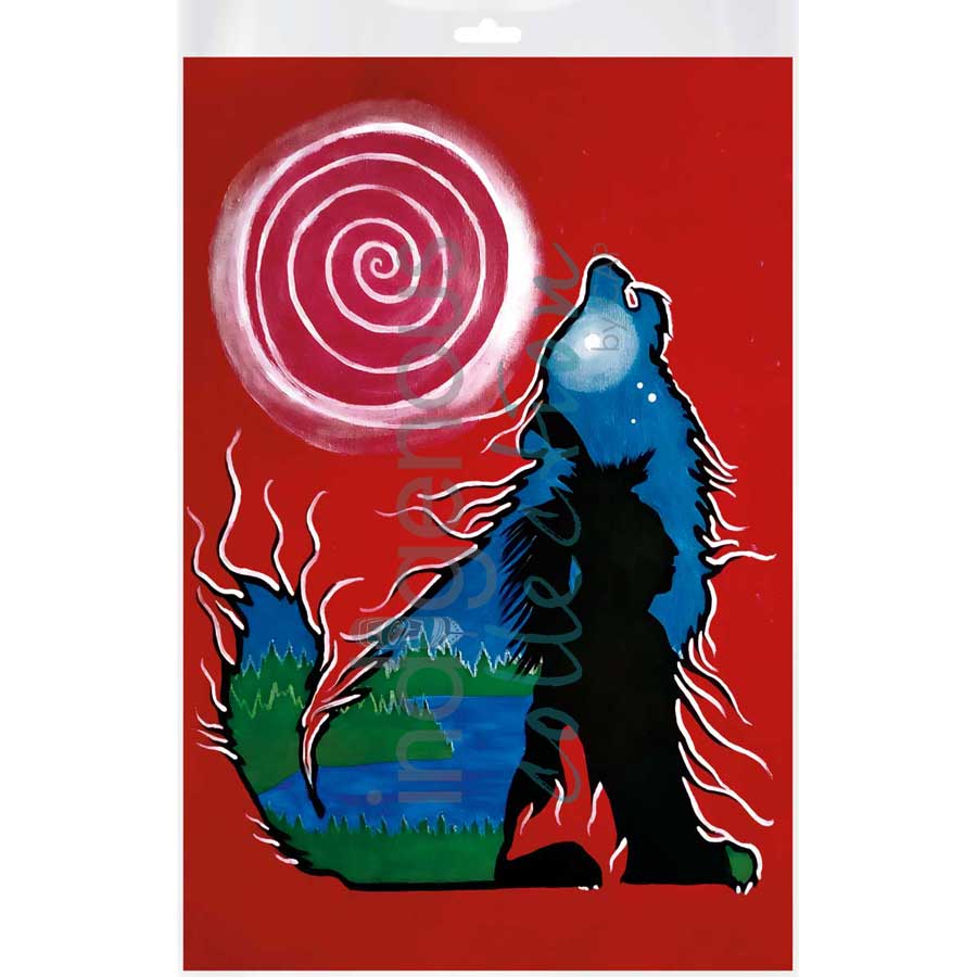 Wolf Spirit by artist Talon Nash - Maliseet. Indigenous Collection