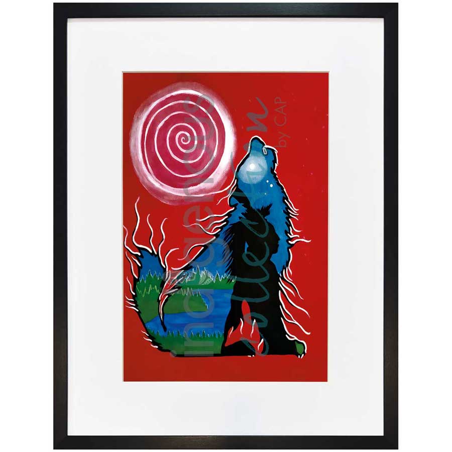 Wolf Spirit by artist Talon Nash - Maliseet. Indigenous Collection
