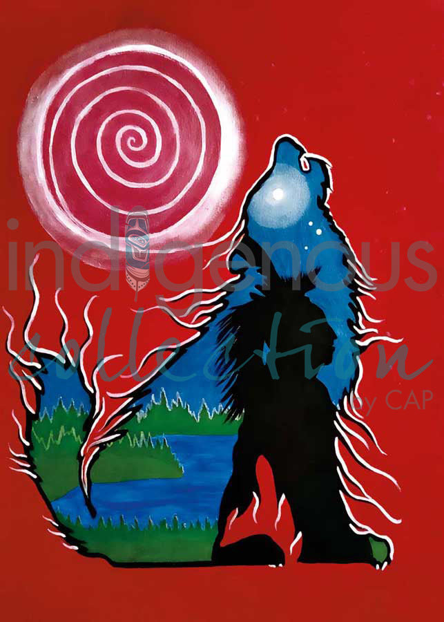 Wolf Spirit by artist Talon Nash