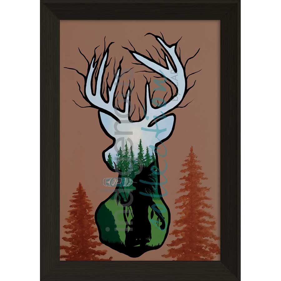 Deer Spirit by artist Talon Nash - Maliseet. Indigenous Collection