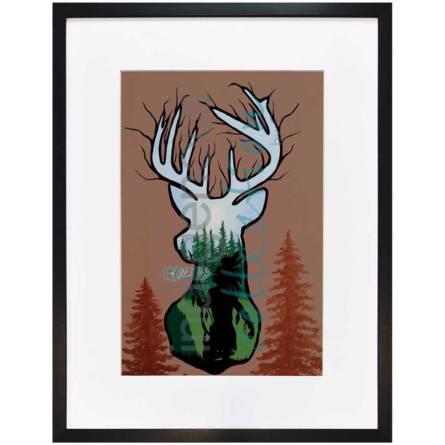 Deer Spirit by artist Talon Nash - Maliseet. Indigenous Collection