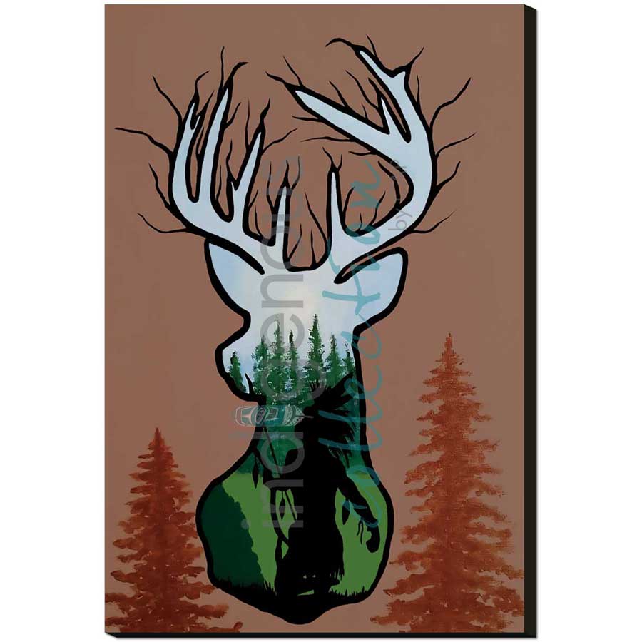 Deer Spirit by artist Talon Nash - Maliseet. Indigenous Collection
