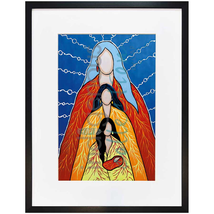 All My Ancestors by artist Talon Nash - Maliseet. Indigenous Collection