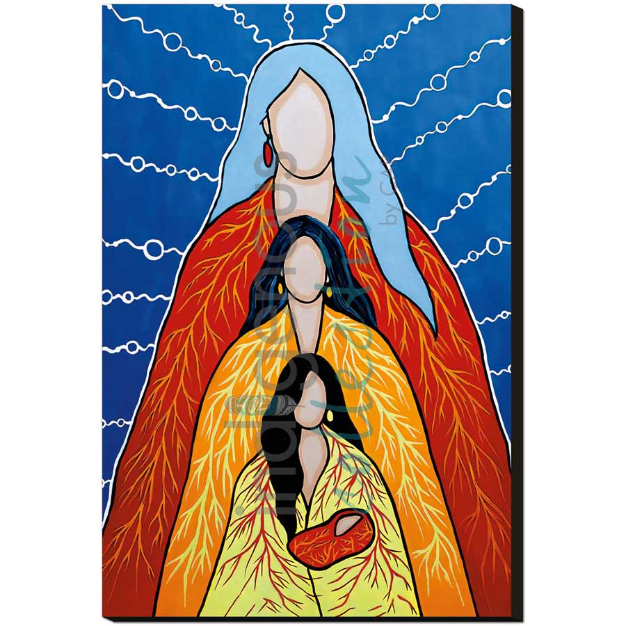 All My Ancestors by artist Talon Nash - Maliseet. Indigenous Collection