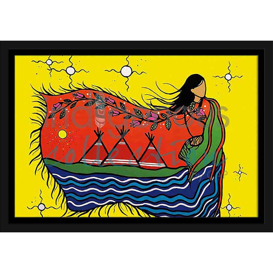 Healing Blanket by artist Talon Nash - Maliseet. Indigenous Collection