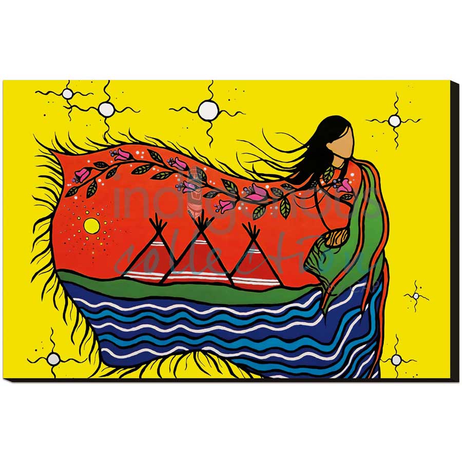 Healing Blanket by artist Talon Nash - Maliseet. Indigenous Collection