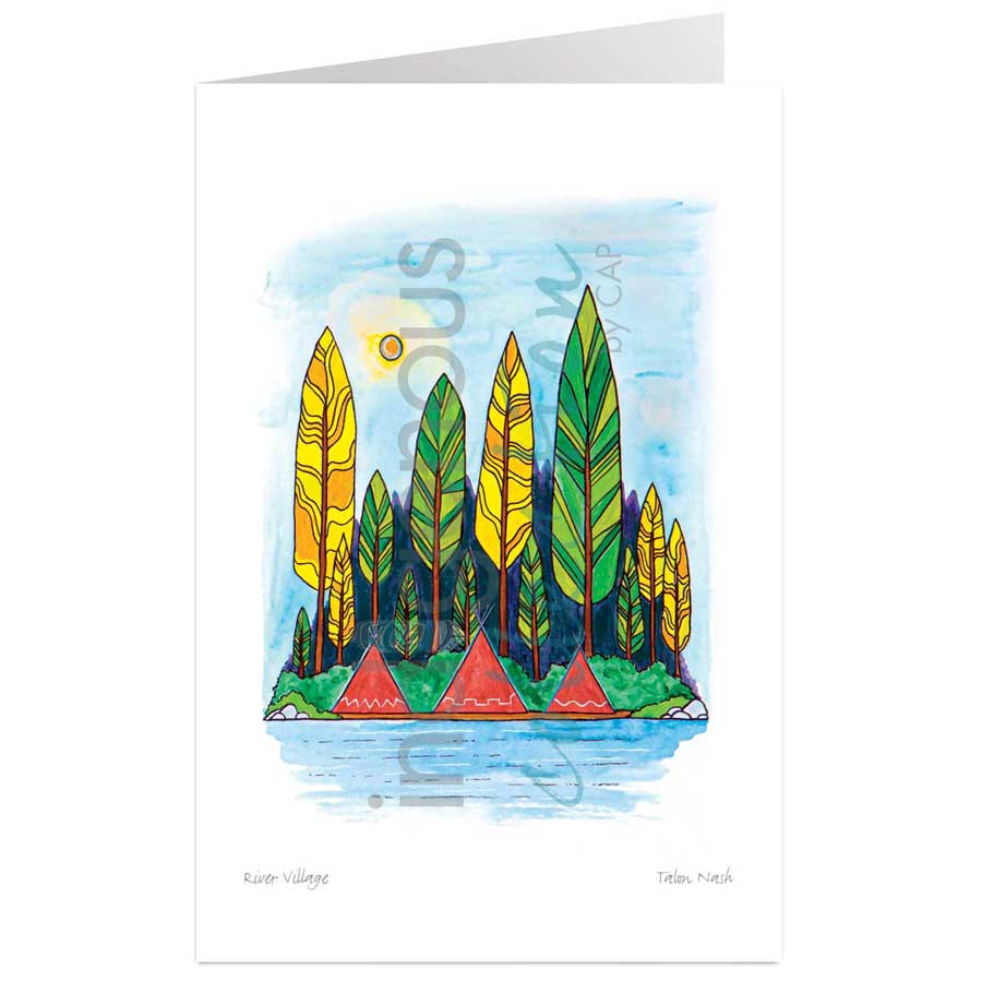 River Village by artist Talon Nash