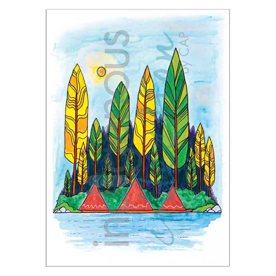 River Village Canvas Prints