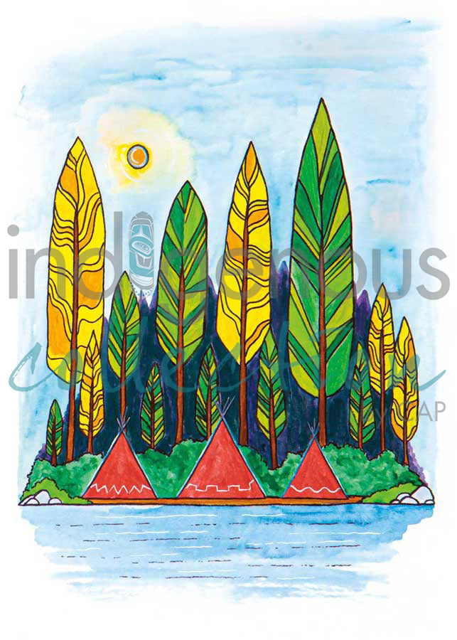 River Village by artist Talon Nash