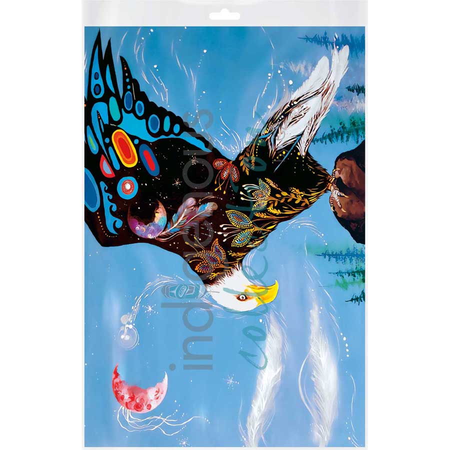 Majestic Eagle by artist Karen Erickson - Métis/Cree. Indigenous Collection
