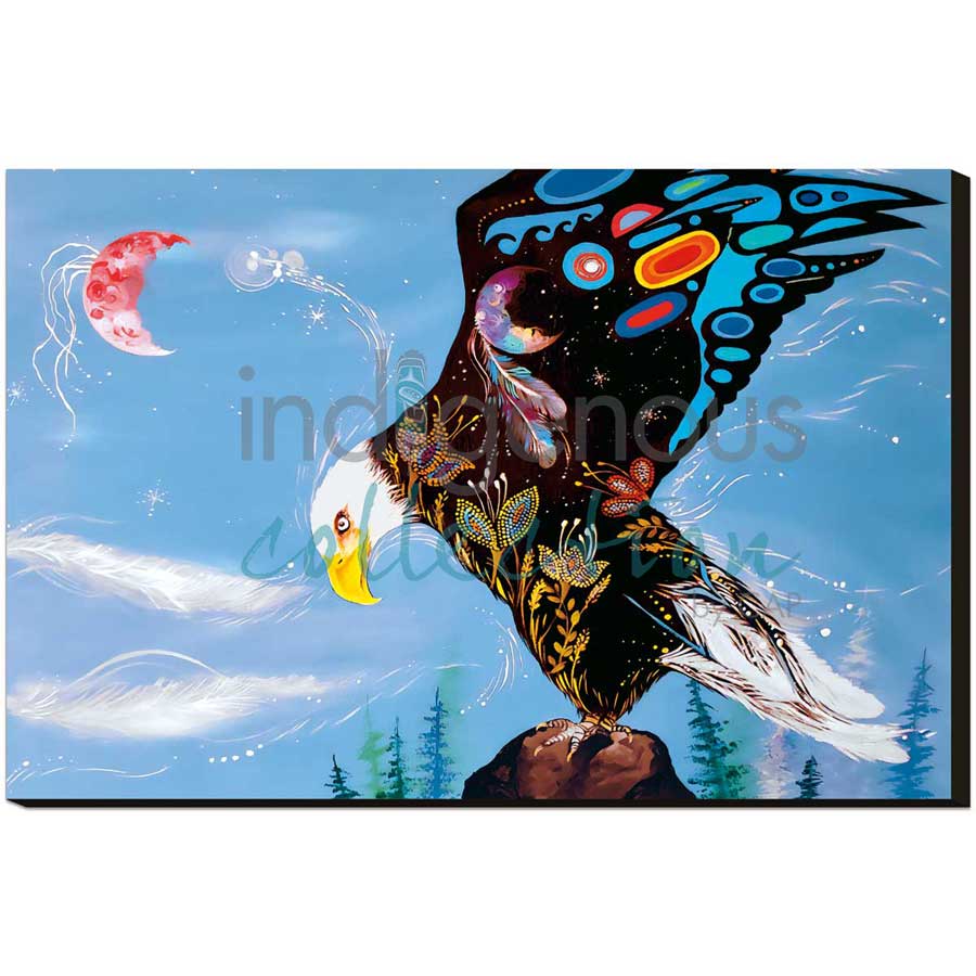 Majestic Eagle by artist Karen Erickson - Métis/Cree. Indigenous Collection