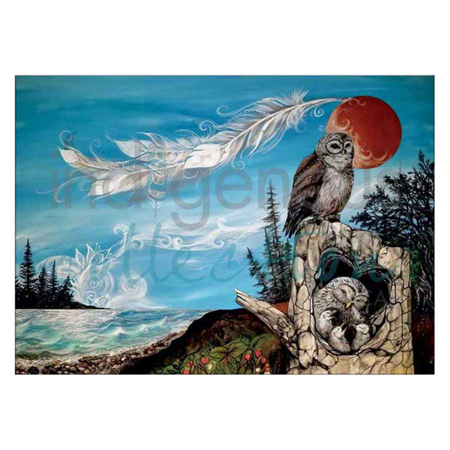 Owl Family Canvas Prints