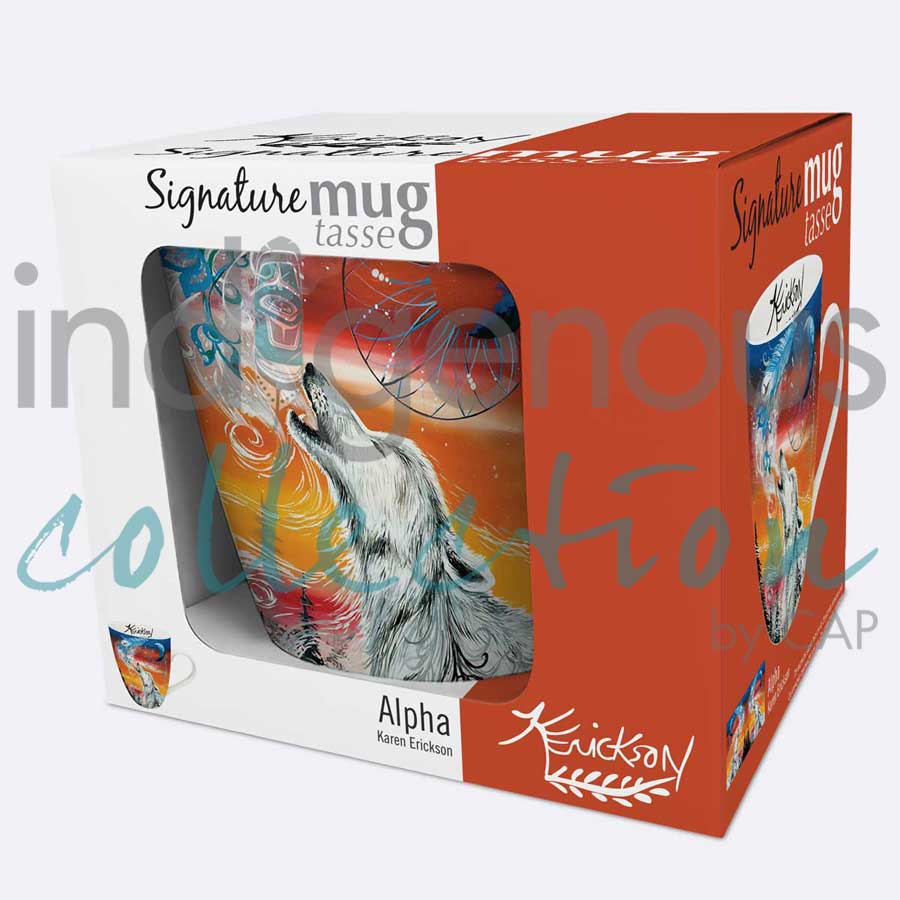 Alpha 18 oz. Signature Mug by artist Karen Erickson