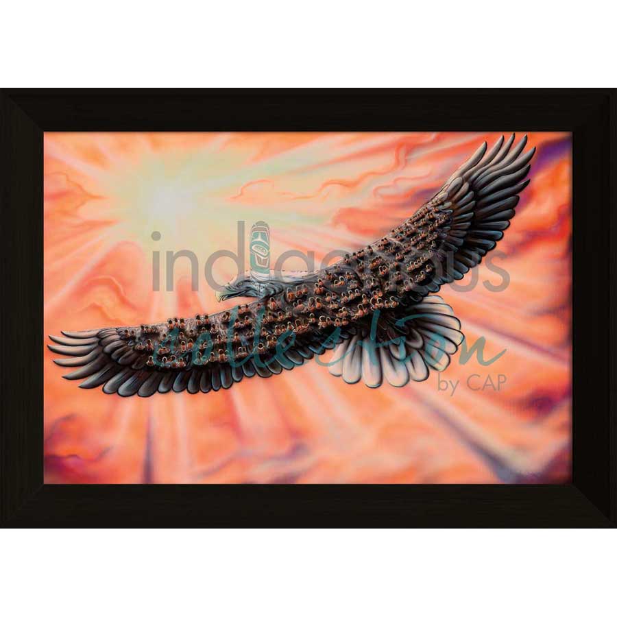 Carried With Love by artist Amy Keller-Rempp - Mohawk. Indigenous Collection
