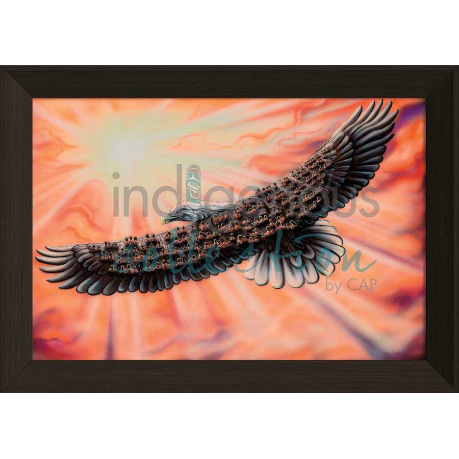 Carried With Love by artist Amy Keller-Rempp - Mohawk. Indigenous Collection