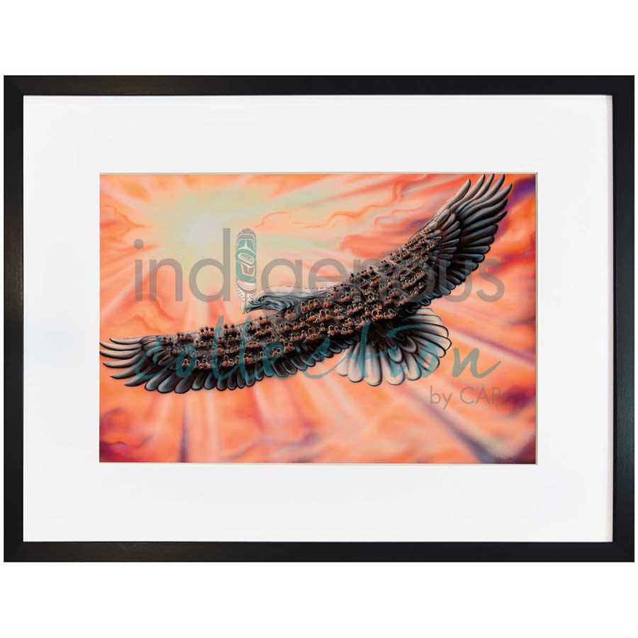 Carried With Love by artist Amy Keller-Rempp - Mohawk. Indigenous Collection