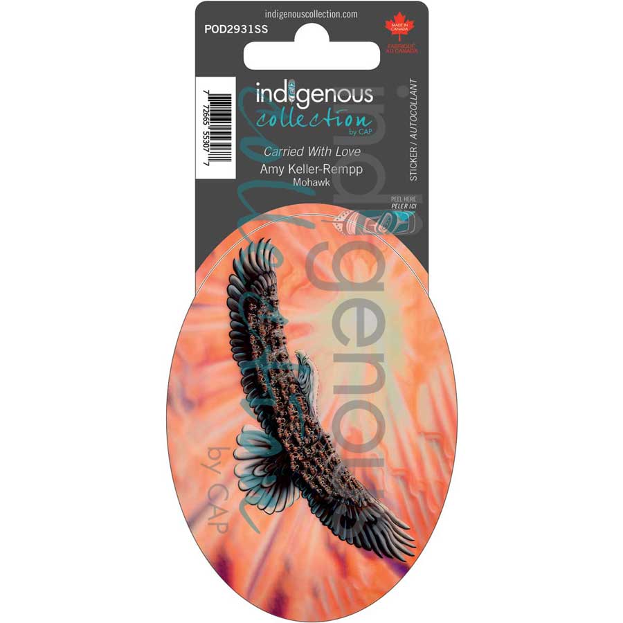 Carried With Love Sticker by artist Amy Keller-Rempp