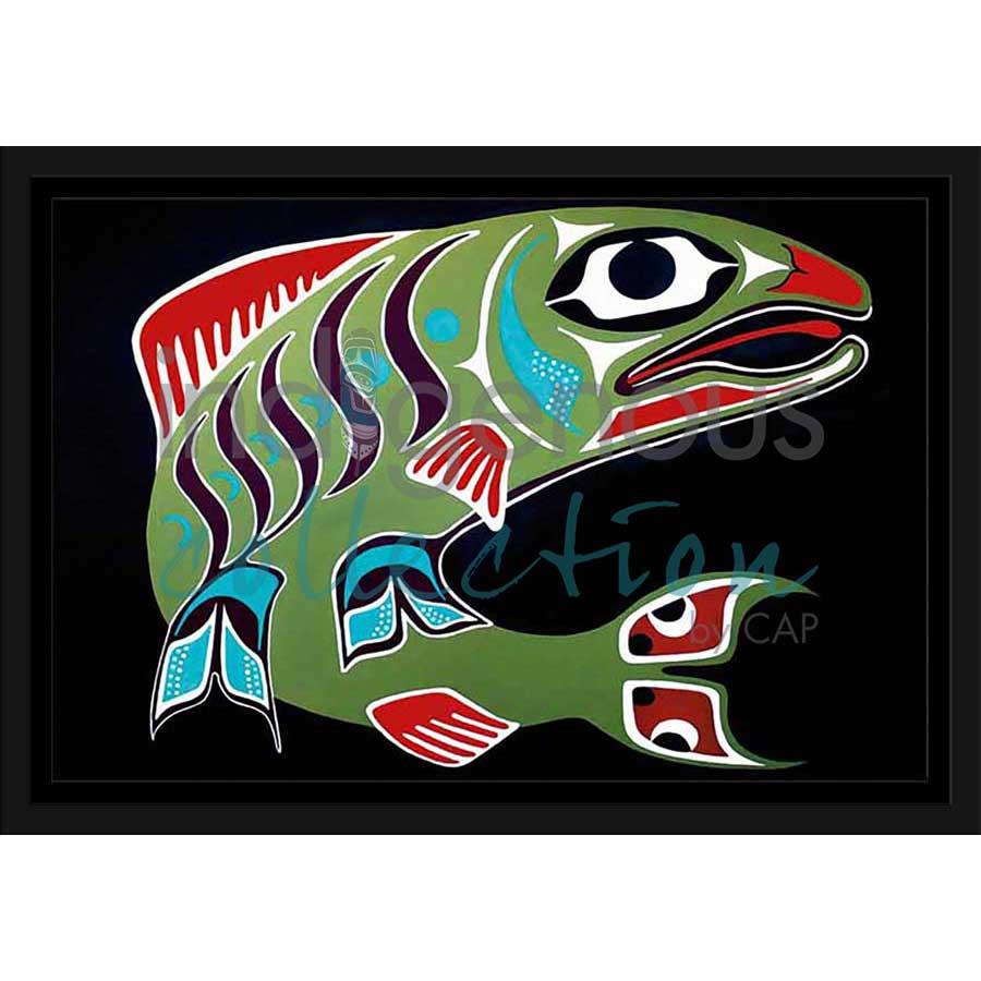 Sockeye by artist Shana Yellow Calf - Northern Arapaho. Indigenous Collection