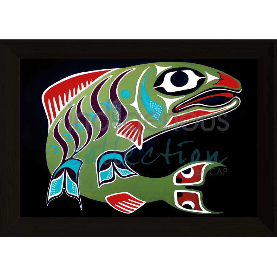 Sockeye by artist Shana Yellow Calf - Northern Arapaho. Indigenous Collection