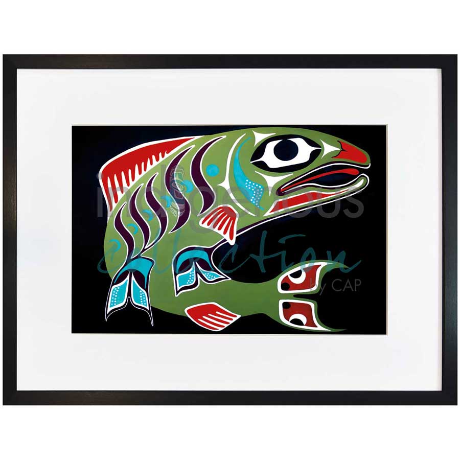 Sockeye by artist Shana Yellow Calf - Northern Arapaho. Indigenous Collection