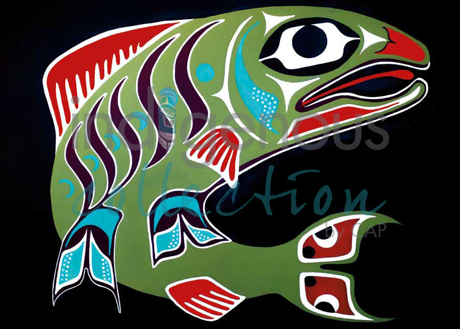 Sockeye by artist Shana Yellow Calf