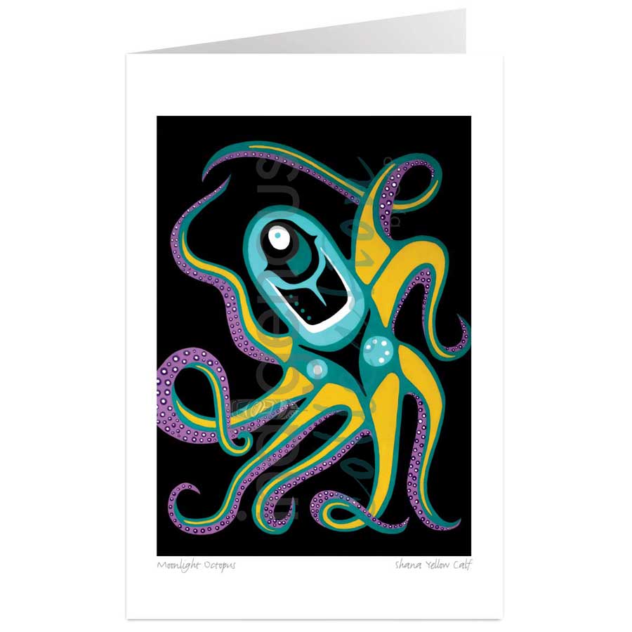 Moonlight Octopus by artist Shana Yellow Calf