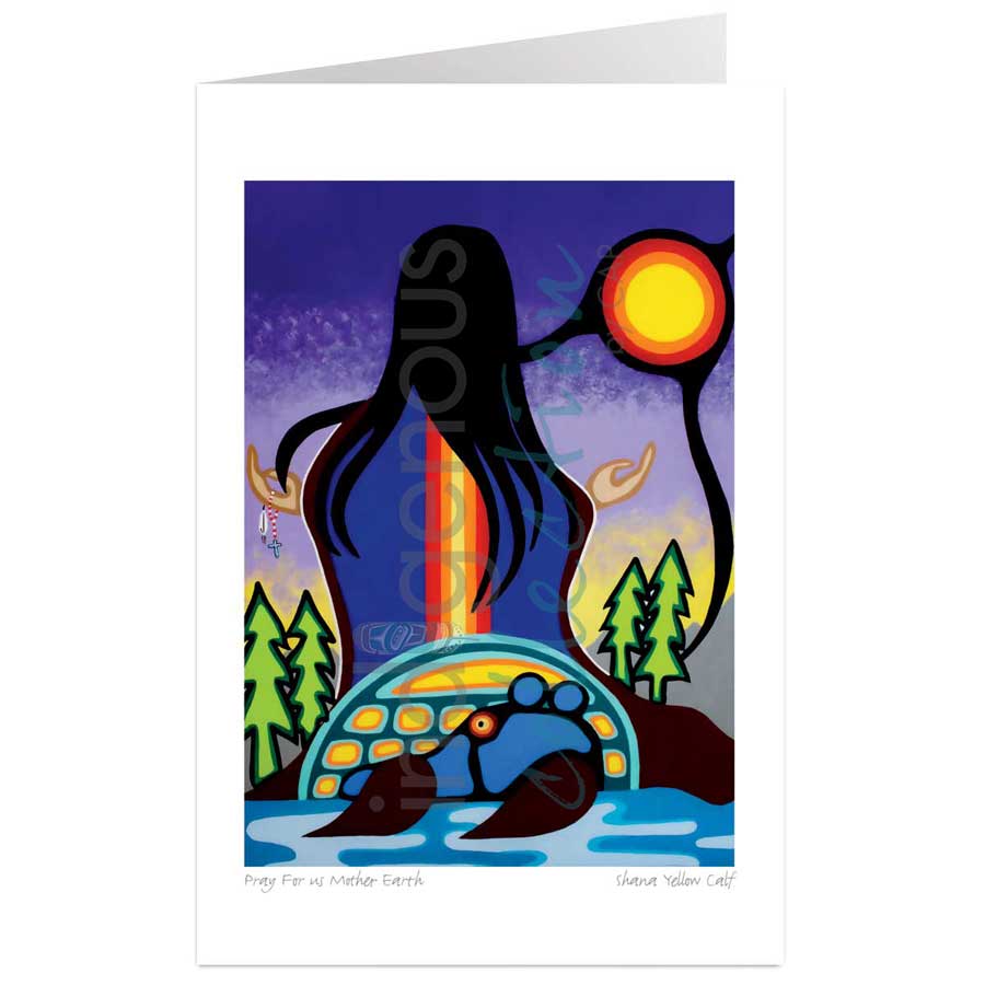 Pray For Us Mother Earth by artist Shana Yellow Calf