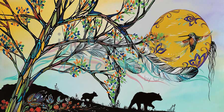 Guidance by artist Karen Erickson