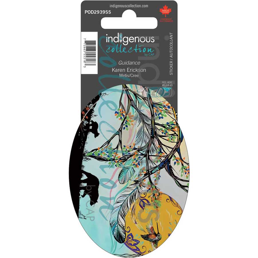 Guidance Sticker by artist Karen Erickson