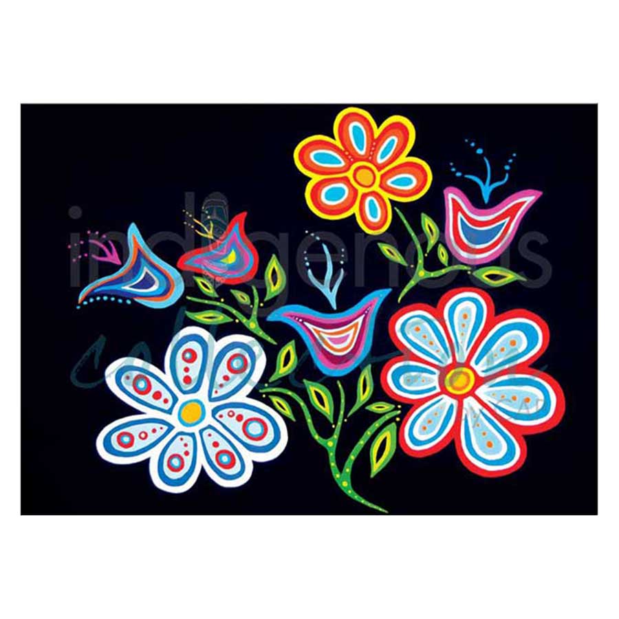 Happy Flower Canvas Prints
