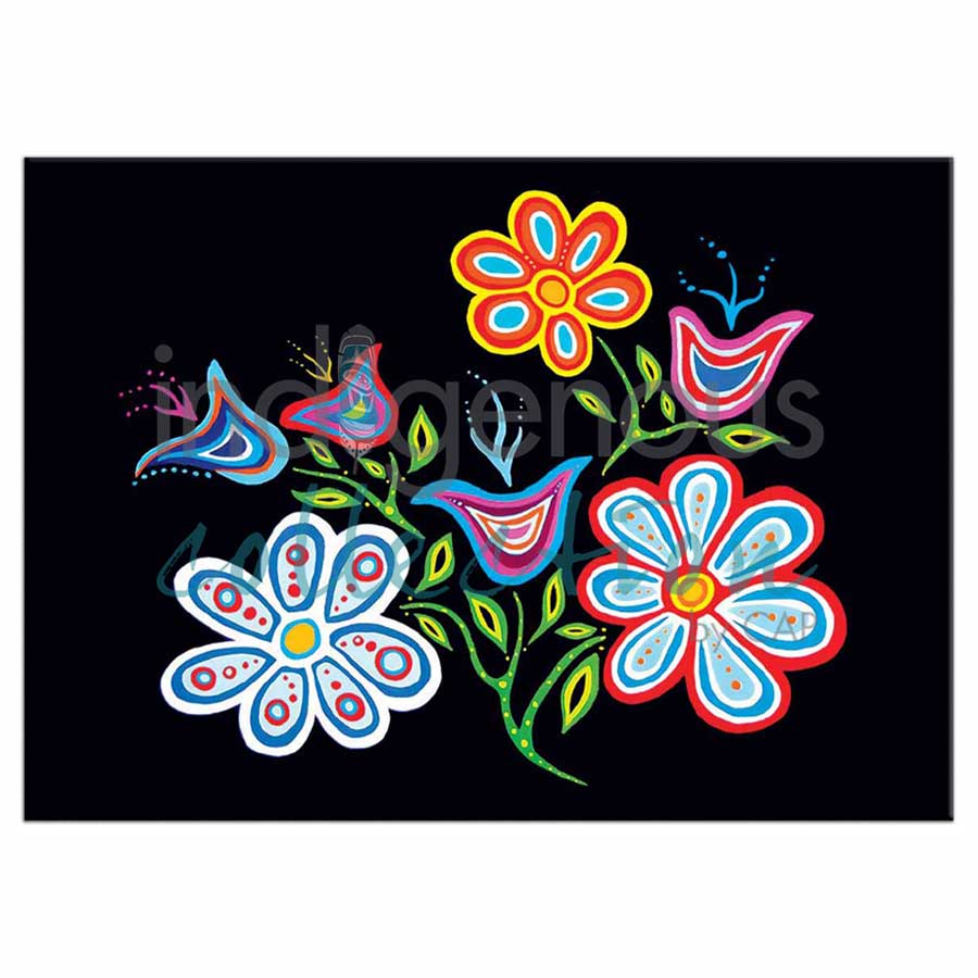 Happy Flower Magnets by artist Patrick Hunter