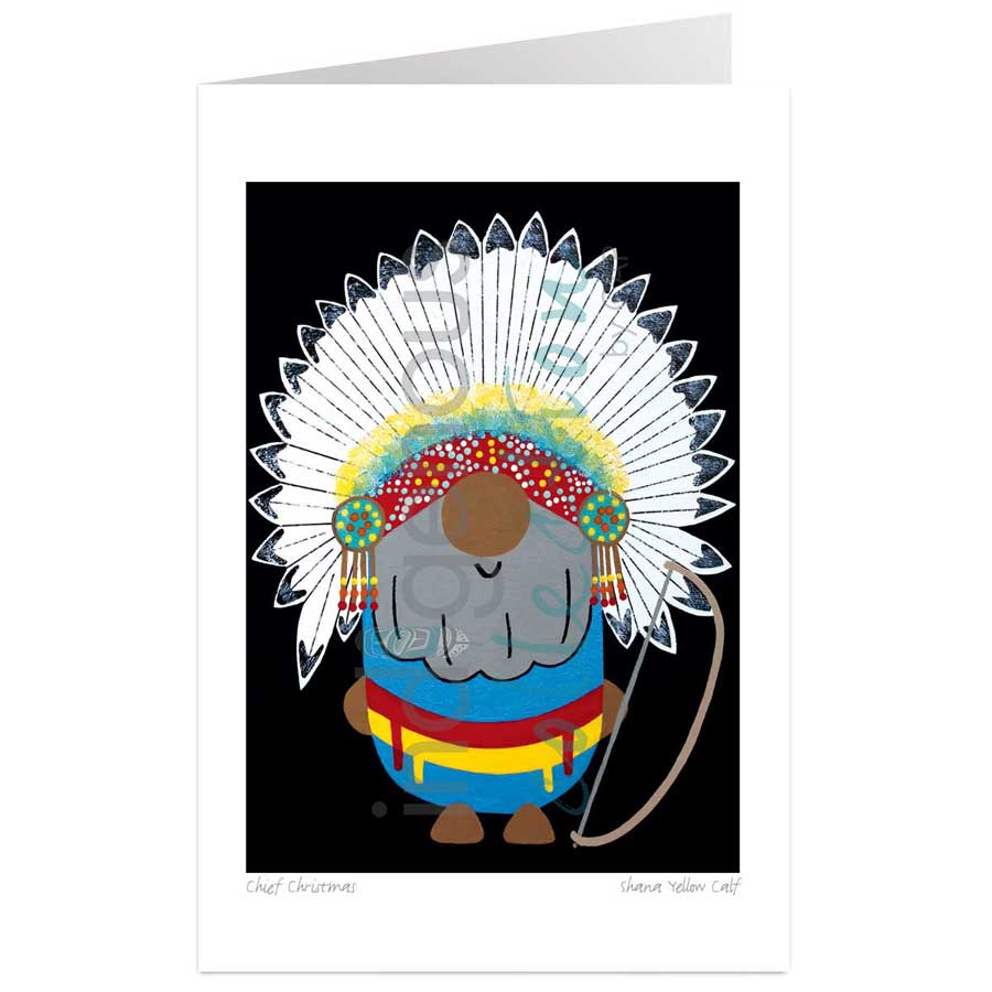 Chief Christmas by artist Shana Yellow Calf