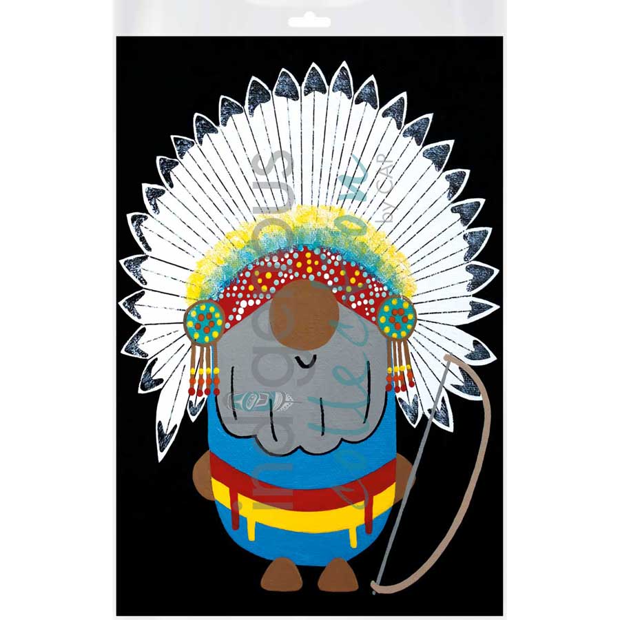 Chief Christmas by artist Shana Yellow Calf - Northern Arapaho. Indigenous Collection