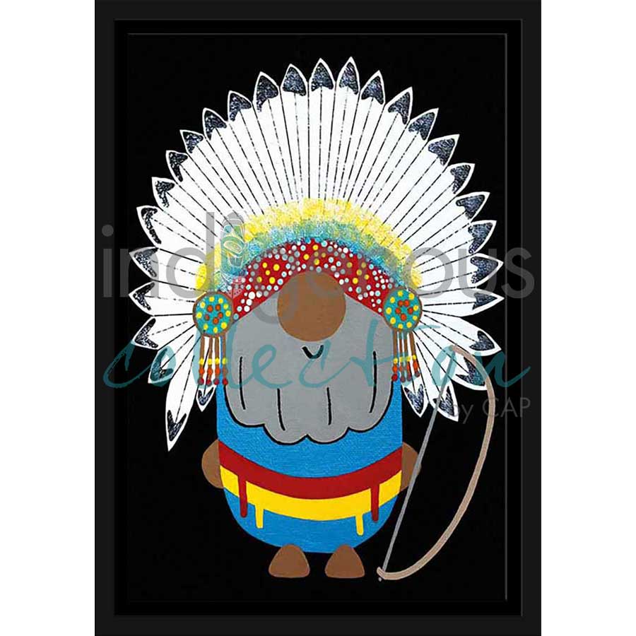 Chief Christmas by artist Shana Yellow Calf - Northern Arapaho. Indigenous Collection