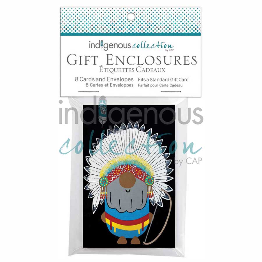 Chief Christmas Gift Enclosure Cards by artist Shana Yellow Calf