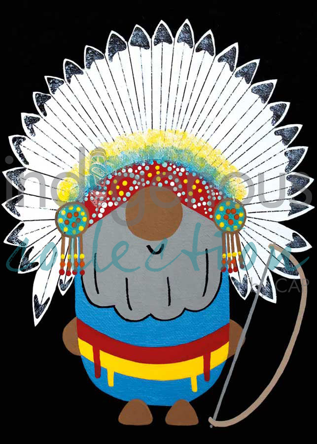 Chief Christmas by artist Shana Yellow Calf