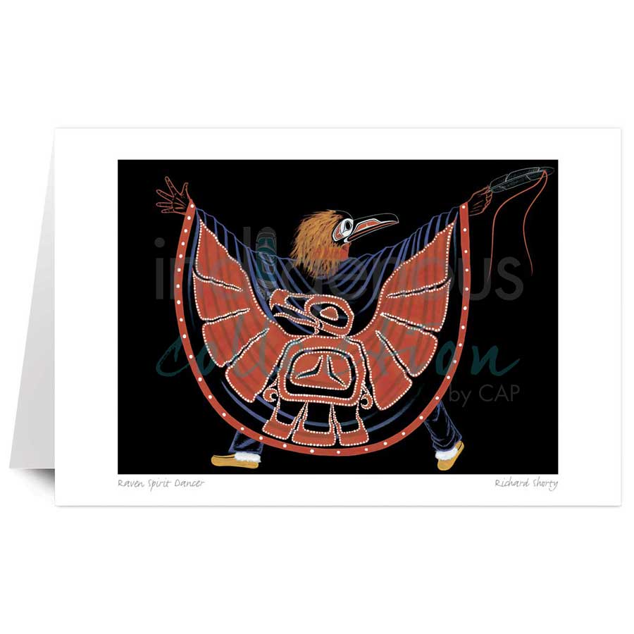 Raven Spirit Dancer by artist Richard Shorty